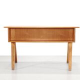 Vintage Birch EB02 desk by Cees Braakman for Pastoe, The Netherlands 1950s