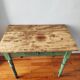 Small old patinated farm table