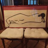 Nude paper print by sanyo entitled agnes