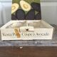 Vintage Avocado Coupe Glass KOSTA Party Engraved