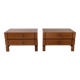 Pair of vintage wooden bedside tables, 1970s