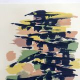 Alfred MANESSIER, The Bridges of Paris, 1978. Original lithograph