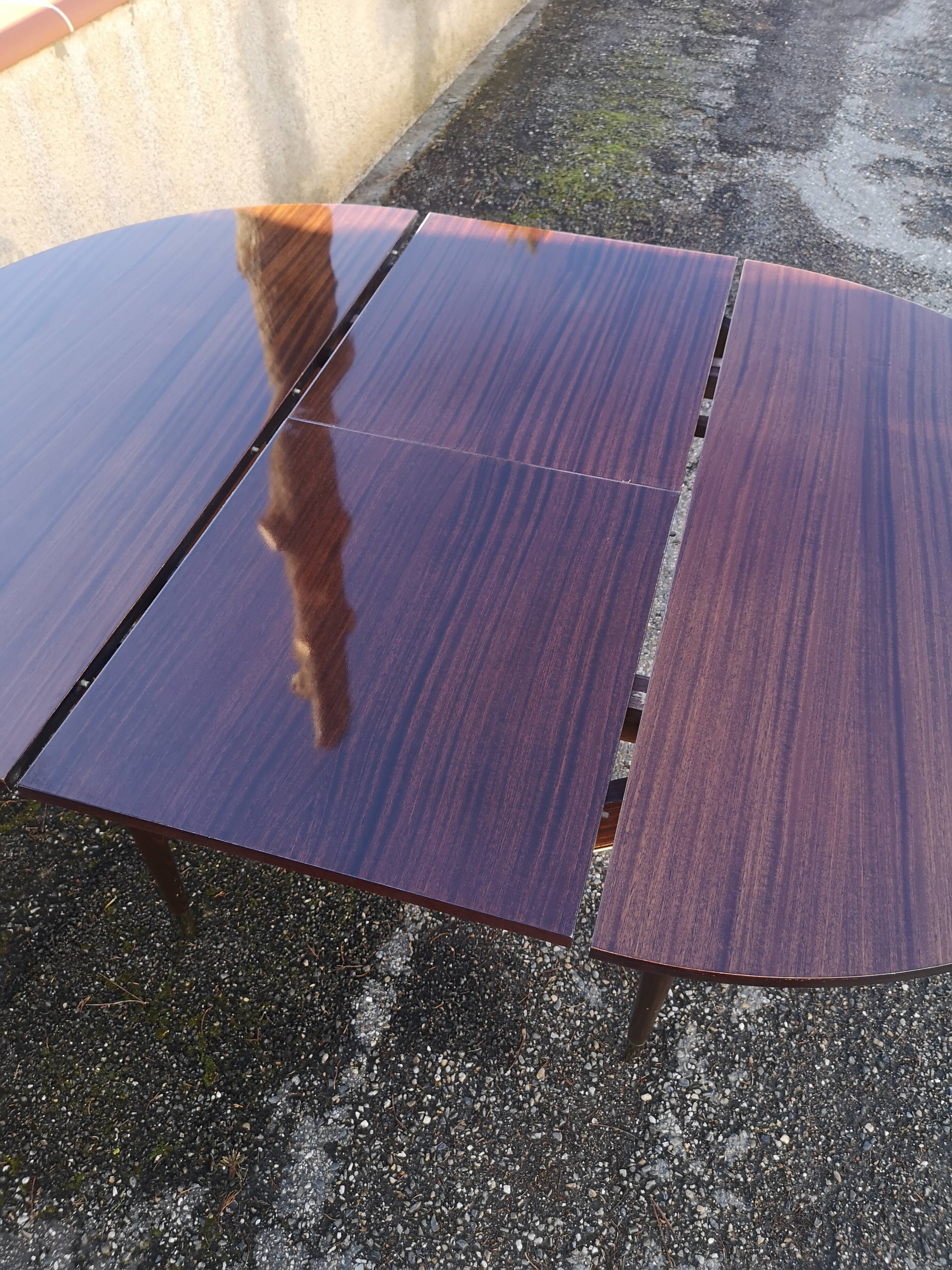 Table ronde extensible  vintage
