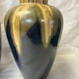 Pairs of Denbac earthenware vases