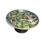 Art Deco, Saint Clément earthenware fruit bowl on foot circa 1930
