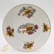 6 Dessert plates and a serving dish, M-Fres.