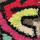 Handmade wall decoration rug 45x70 cm