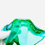 Rare Murano Vide-poche Ouraline Sommerso - Design by Flavio Poli - 1960