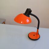 Vintage Aluminor France orange lamp from the 70s 1970