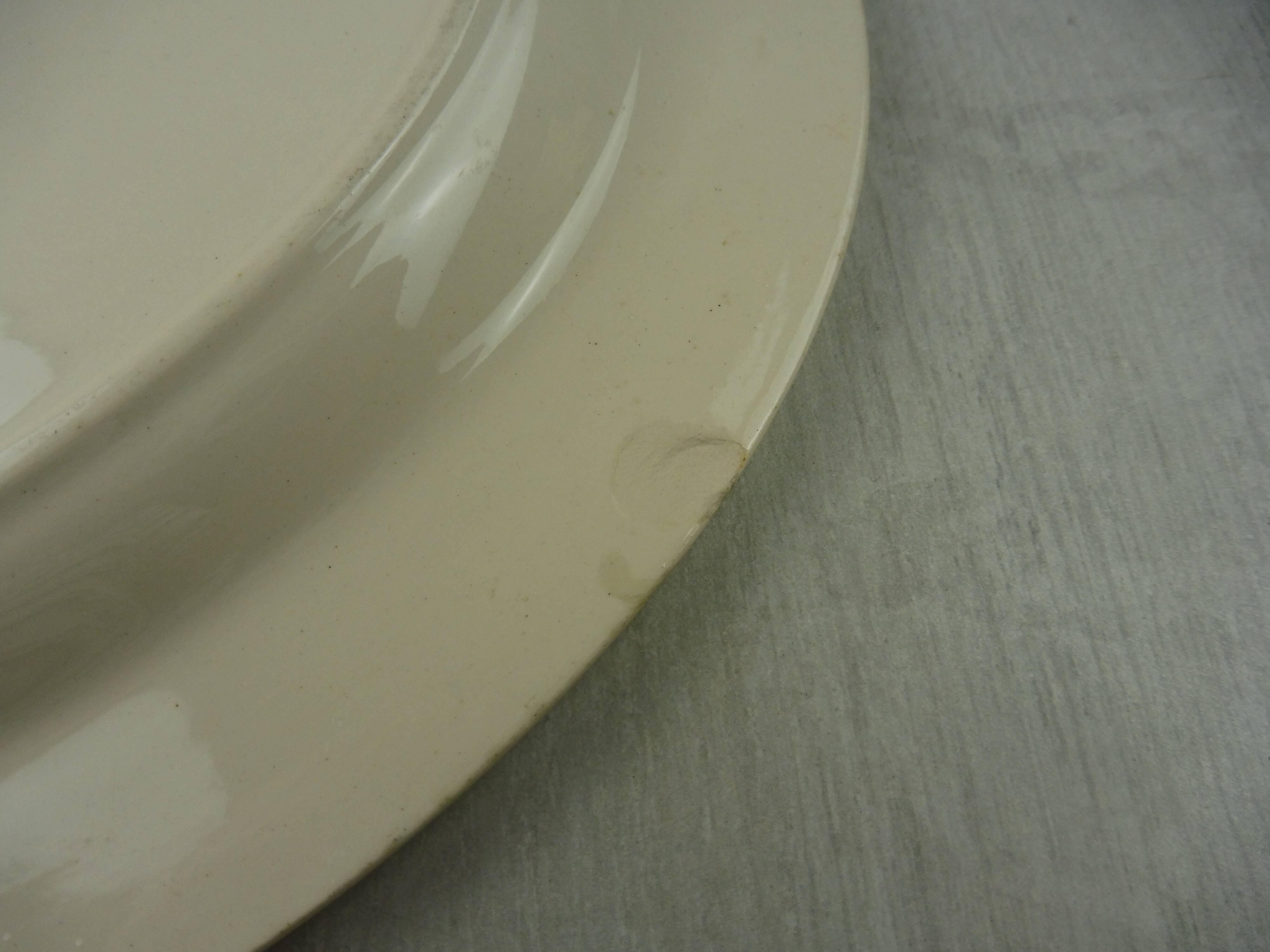 Flat oval décor Selestat, Schlettstadt, from Sarreguemines