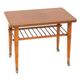 Scandinavian mahogany side table, Sweden, 1950s
