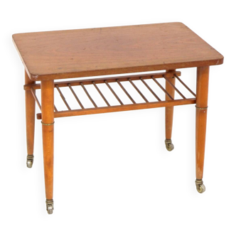Scandinavian mahogany side table, Sweden, 1950s