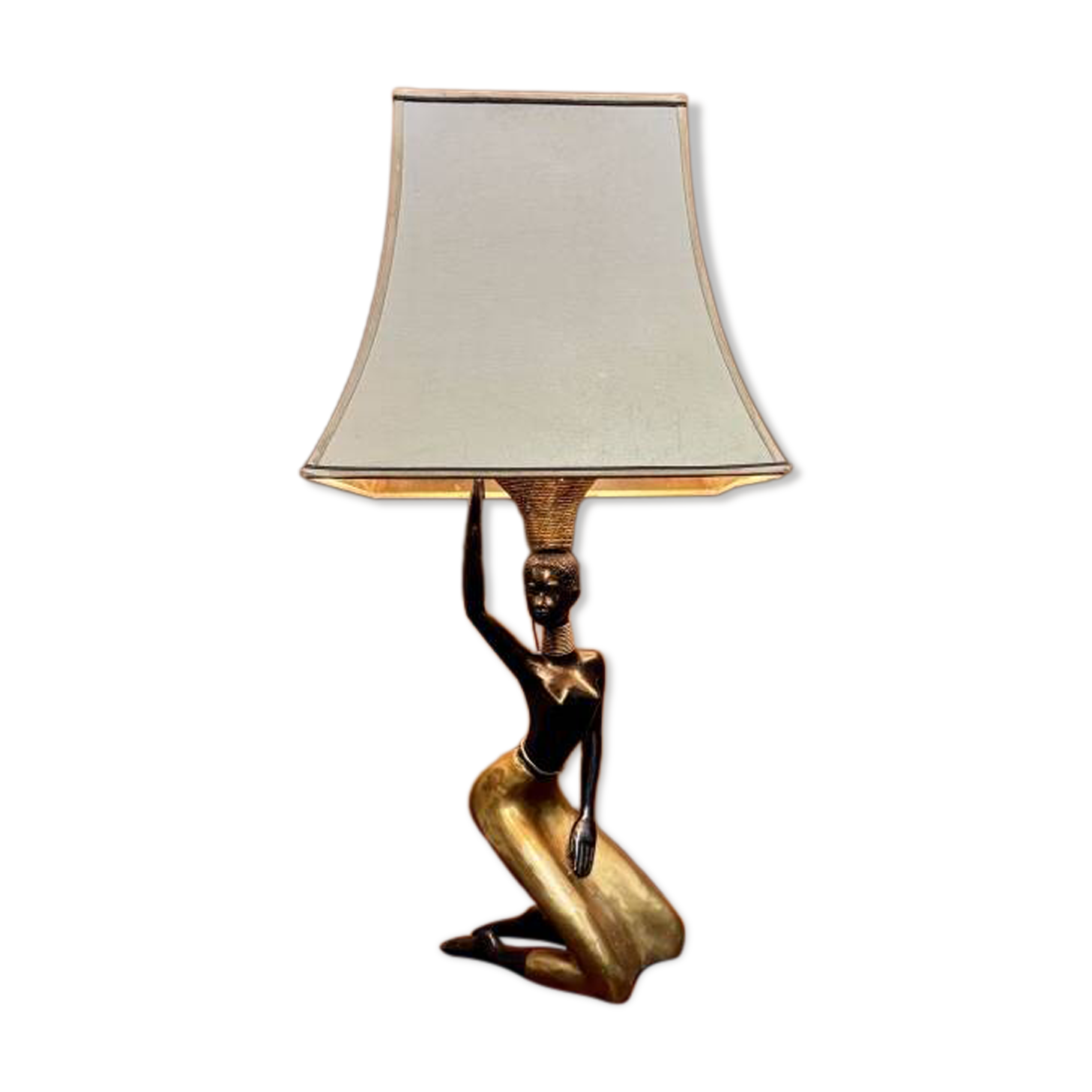 African table lamp 1970