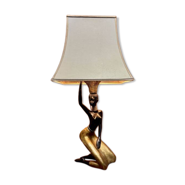 lampe de table africaine 1970