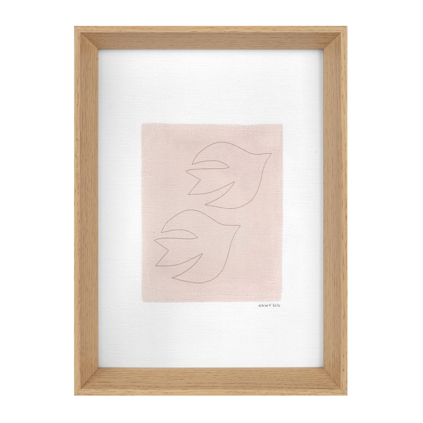Illustration sur papier • M470 • signée Eawy