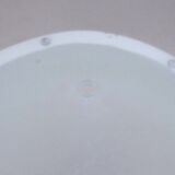 Eglantine Moreau ceramic and glass side table, France 1980