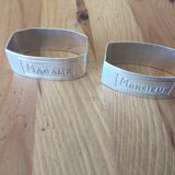 Silver towel round Mr Madame Art Deco