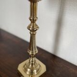 Golden brass lamp