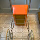 Landau vintage orange et chrome vers 1970