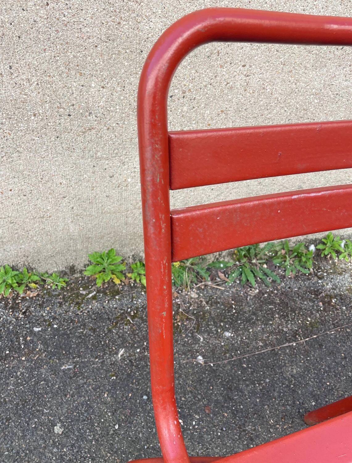 2 Vintage Tolix Style Chairs - Metal. 1950s. French Vintage. - jo