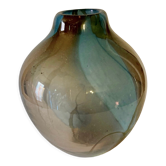 Vase fulvio bianconi pezzati and dated 81