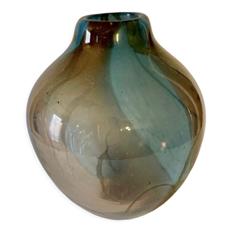 Vase fulvio bianconi pezzati et daté 81