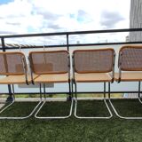 Set of 4 Cesca B32 chairs by Marcel Breuer