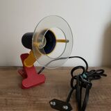 Vintage 80s Memphis spotlight clamp lamp