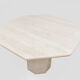 Vintage travertine dining table