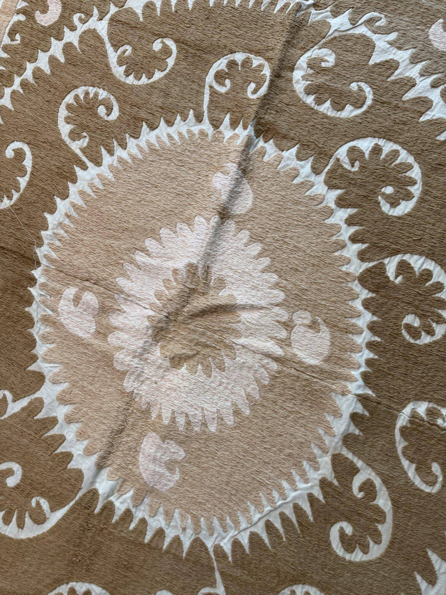 Vintage hand-embroidered tablecloth 144x170 cm