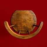 Old solid wood children's chair