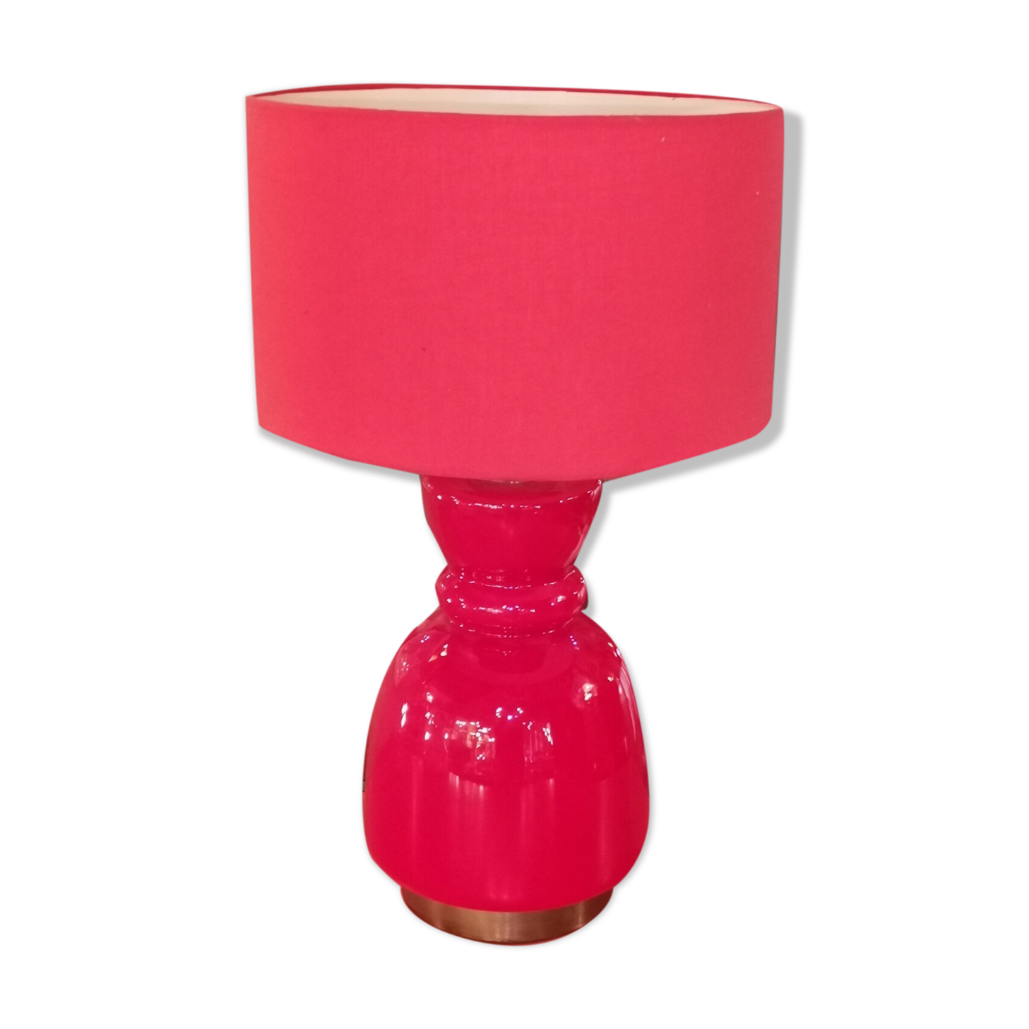 Vintage red double-ignition lamp