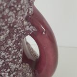 Vase céramique Fat Lava lila - Vintage