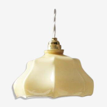 Luminaire suspension en verre vintage