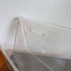 70s plexiglass magazine rack