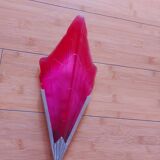 Applique vintage Ikea en verre tyoe art déco