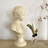 Cast alabaster bust