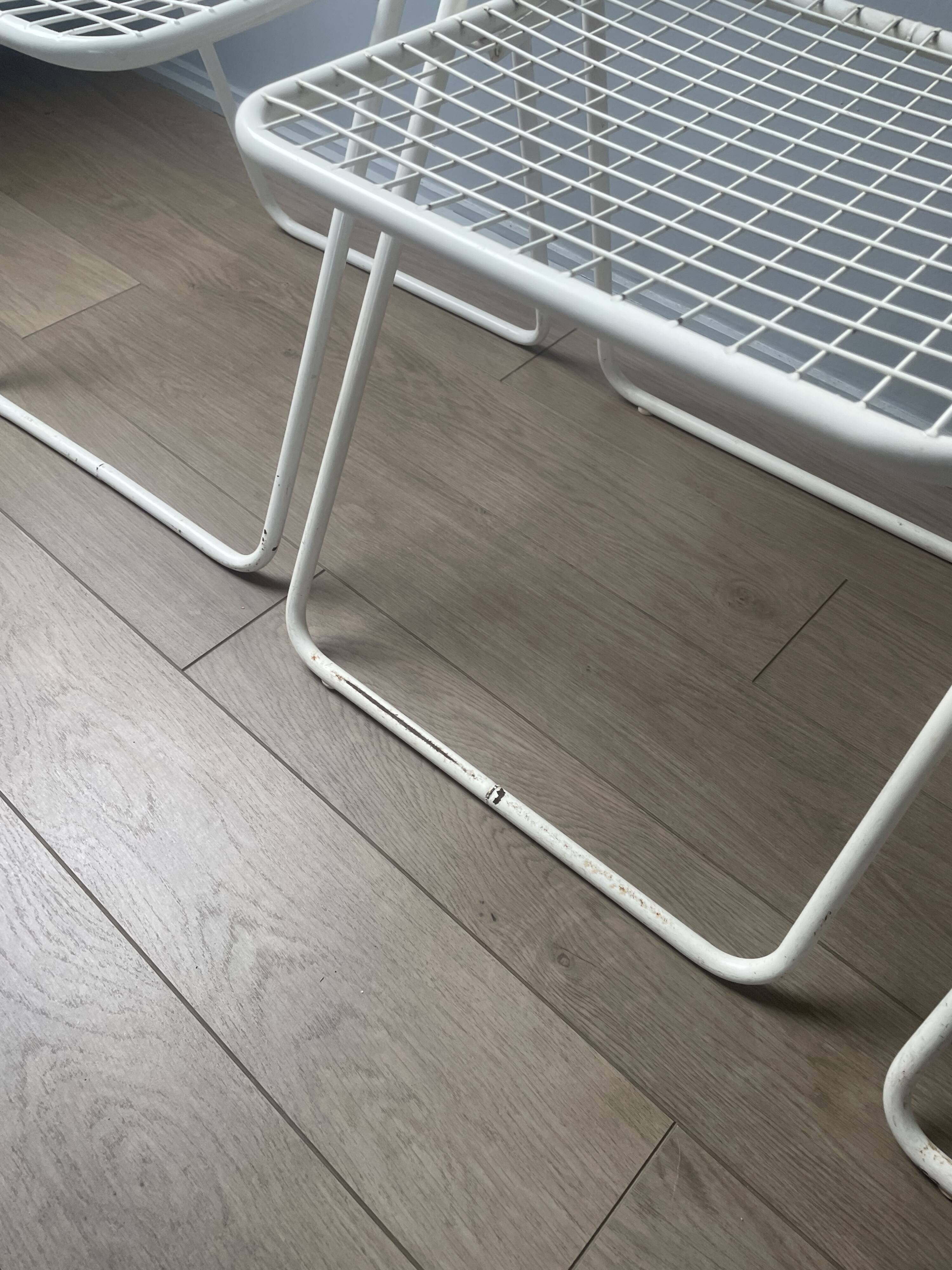 4 vintage folding chairs "Ted Net"