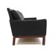 Scandinavian 3-seater leather sofa, Ulferts, Sweden, 1960