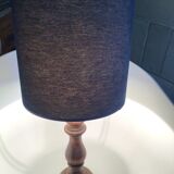 Solid wood lamp lampshade denim