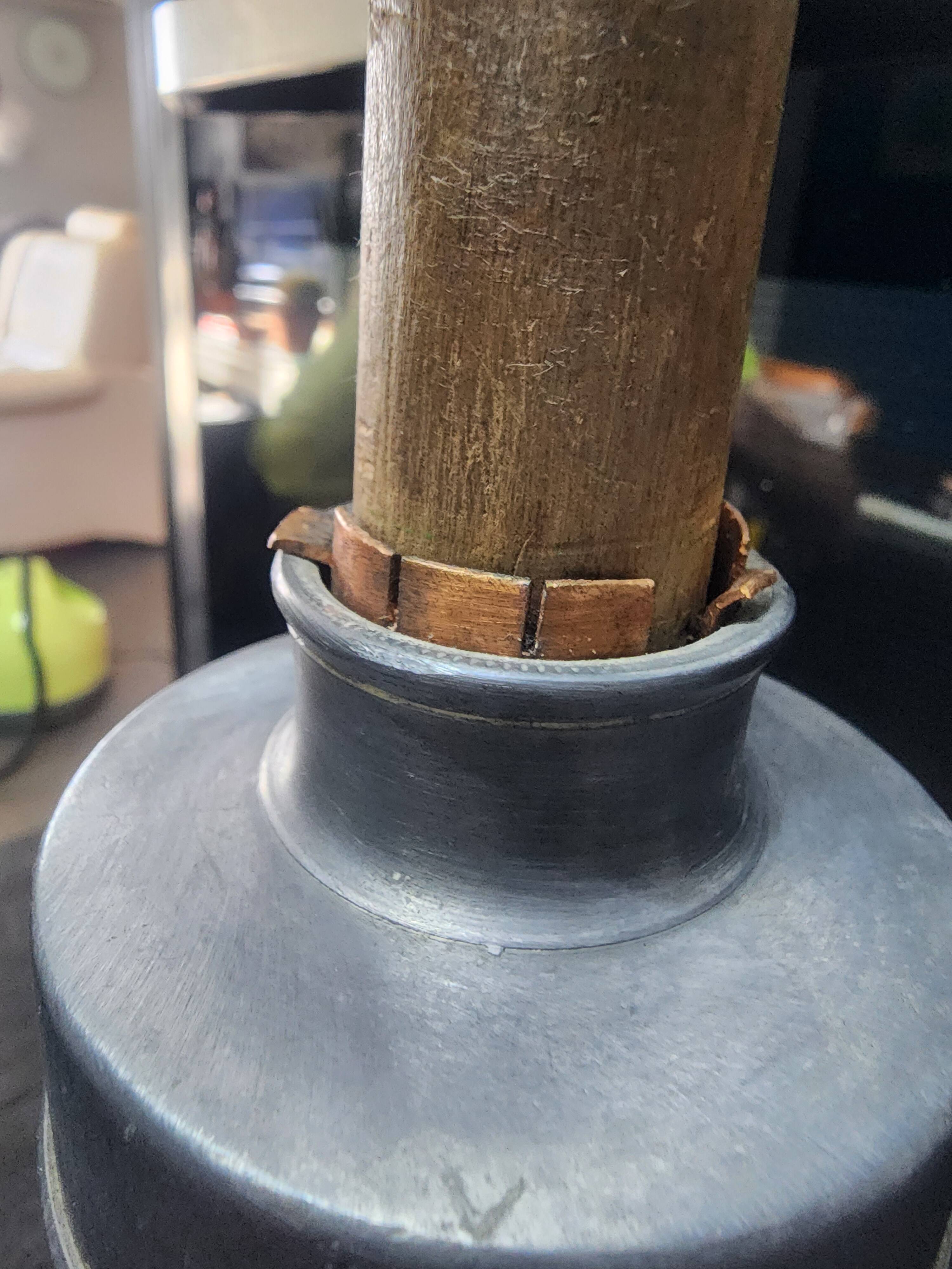 Set of 2 industrial & curiosity lamps – tin clysters