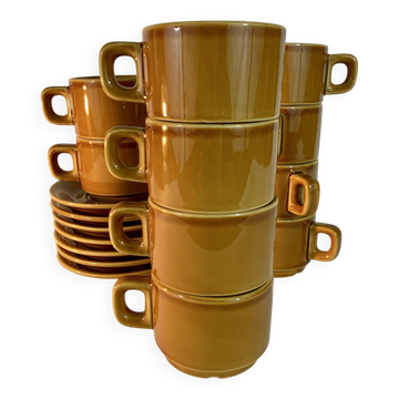 Cups and saucers