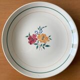 6 old earthenware dessert plates from Saint-Amand (North)