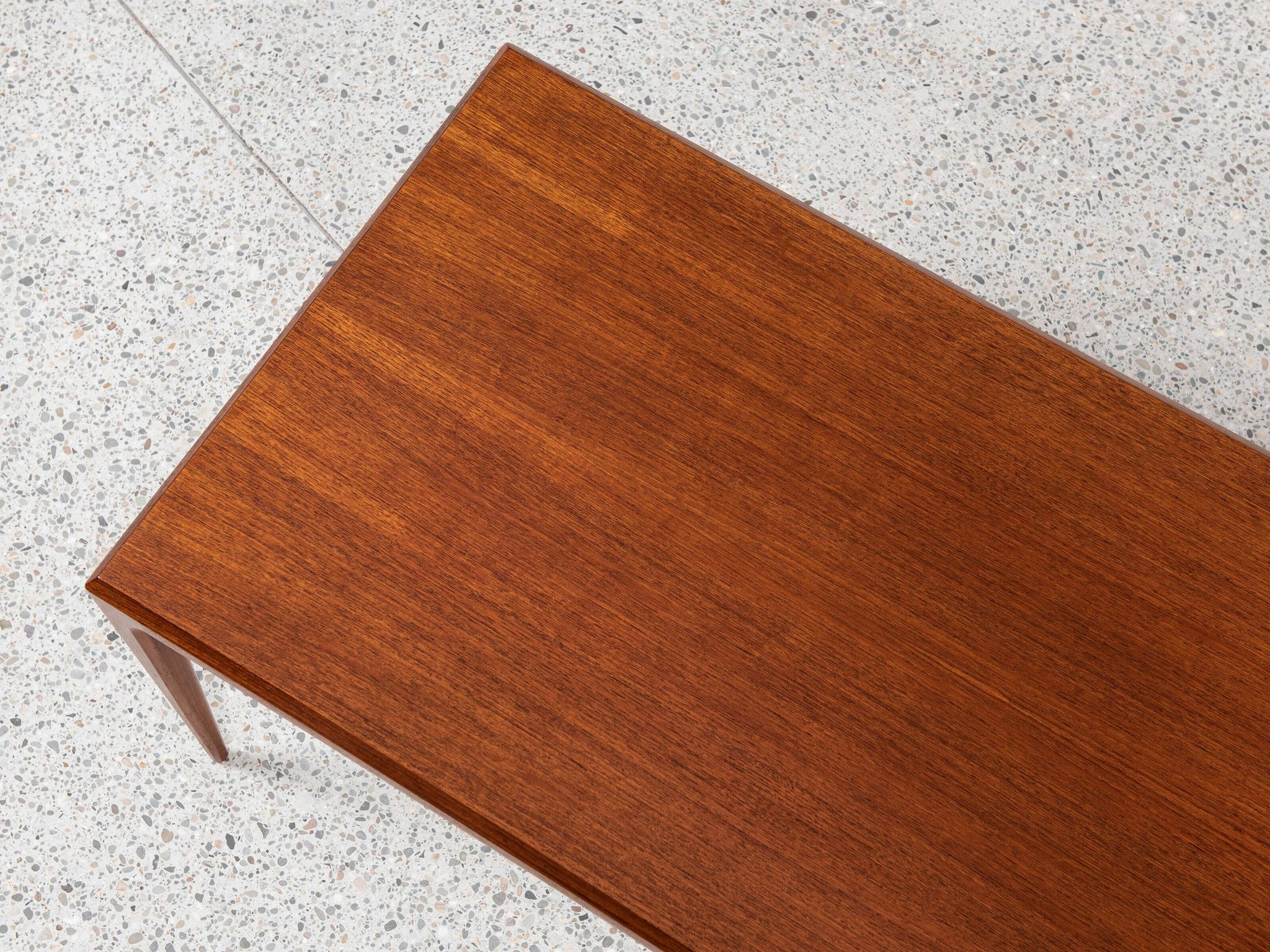 Midcentury Danish coffee table in teak by Johannes Andersen for Silkeborg 1960s