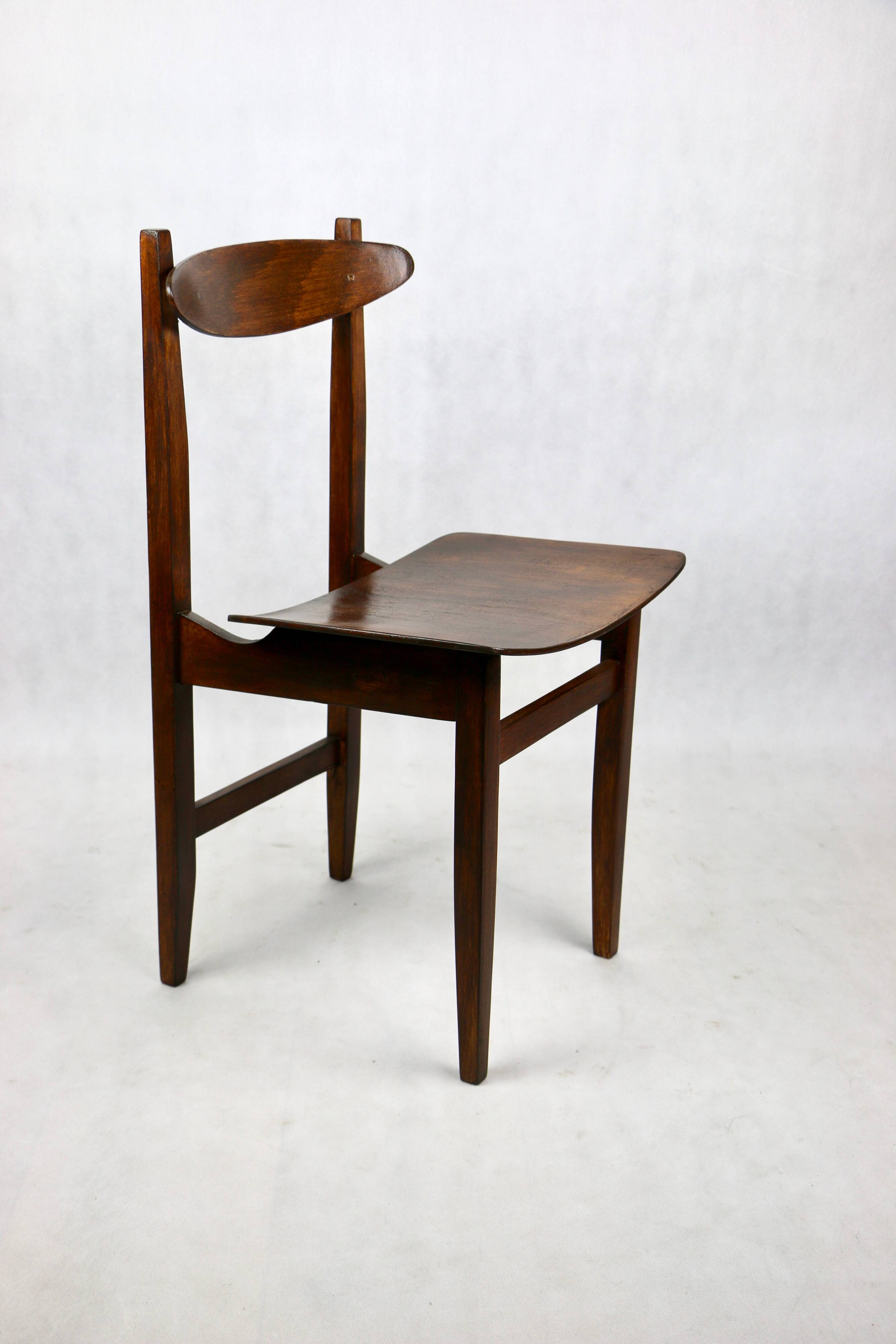 Vintage Polish Dining Chair design M.Chomentowska 1960s