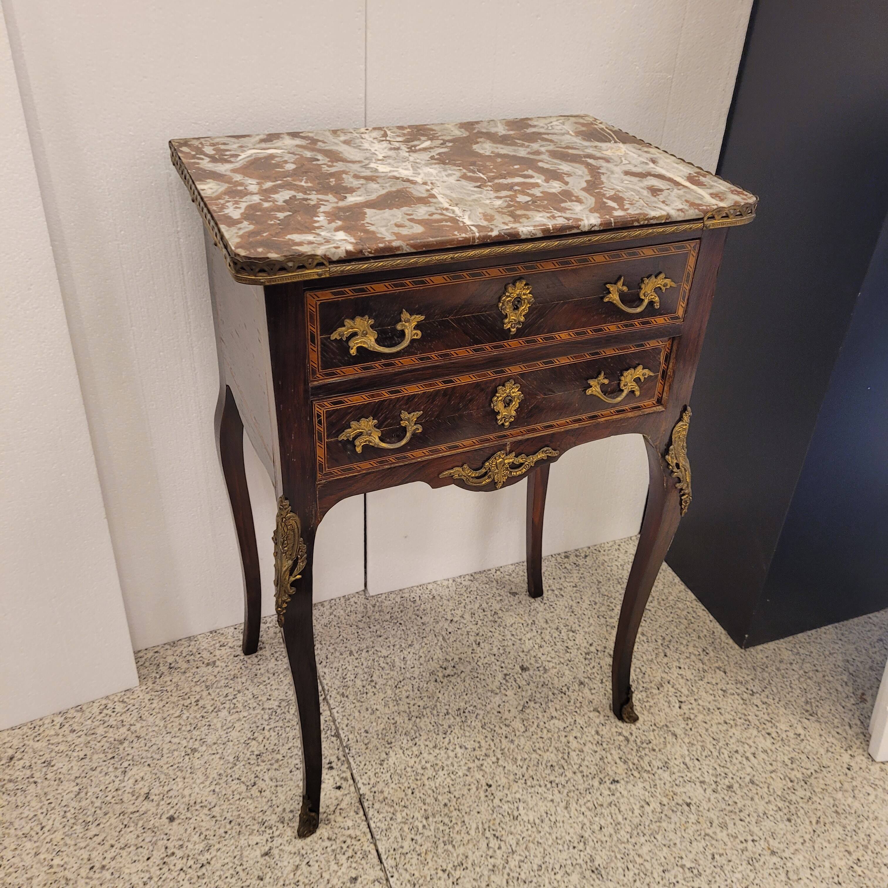 french style came true in the style of luis xv, napoleon III era.