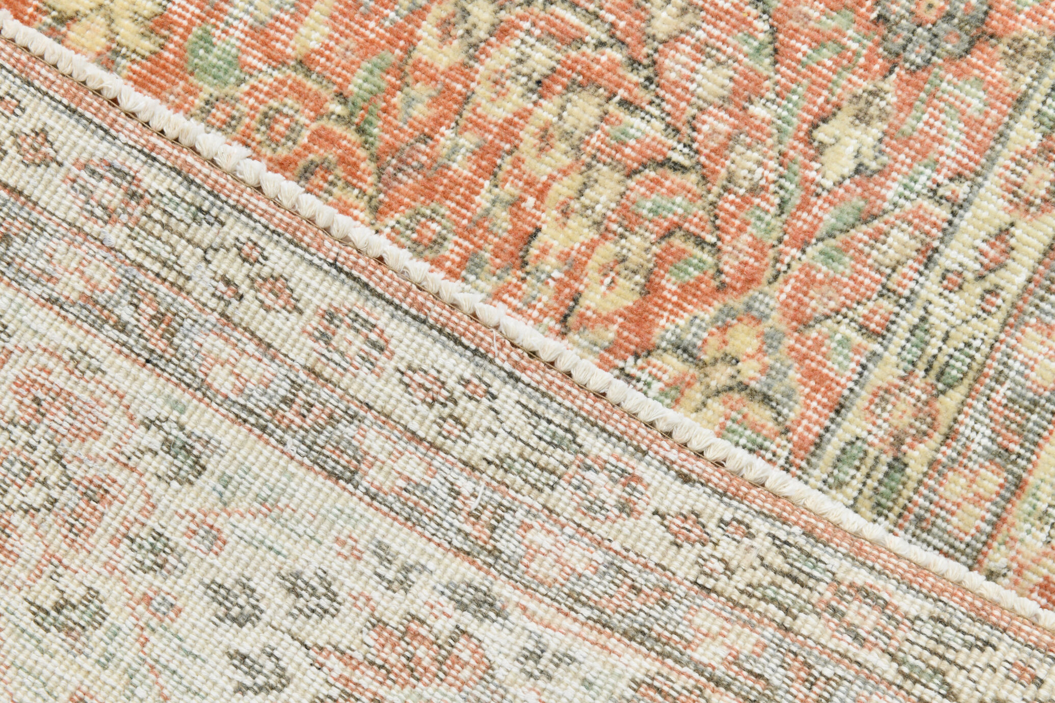 10x13 peach red oversized persian rug, 290x388cm