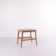 Side table with shelf on wheels - teak - Danish design - 1960s