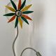 Lampadaire italien à tête de fleur vers 1970