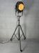 Vintage industrial theatre spotlight on tripod – Cremer